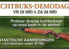 Jachthuis Rivierenland luchtbuks demo dagen facebook